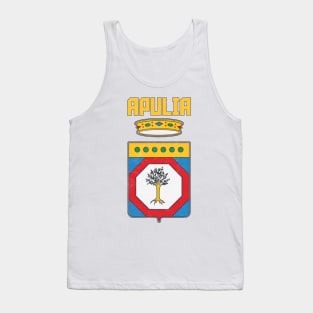 Apulia/Puglia Italy Region Coat of Arms Vintage Style Design Tank Top